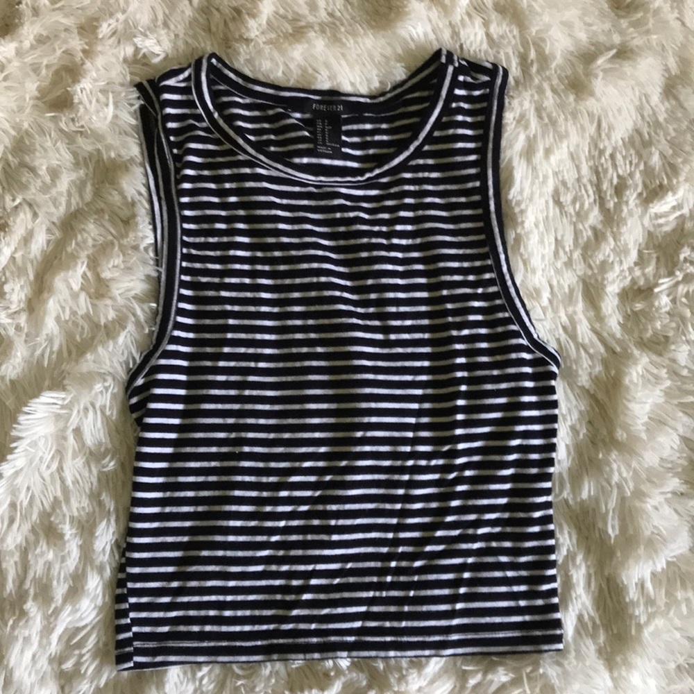 Forever 21 Striped Tank Top
